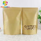 खाद्य / कॉफी बीन्स खिड़की पैकेजिंग बैग के माध्यम से देखने के लिए खुद के लोगो ज़िपलॉक स्टैंड पेपर बैग मुद्रित
