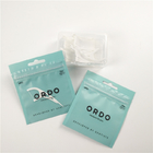 कम MOQ स्पष्ट सामने दंत सोता लटका छेद प्लास्टिक बैग एल्यूमीनियम पन्नी डिजिटल प्रिंट ज़िप ताला बैग पैकेजिंग