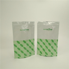 Resealable ज़िप लॉक एल्यूमीनियम प्लास्टिक बैग कस्टम खाद्य ग्रेड चाय प्लास्टिक बैग खड़े हो जाओ