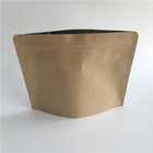 एल्यूमीनियम पन्नी चाय क्राफ्ट पेपर ziplock बैग हीट सील मुद्रित ऊपर