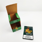 कस्टम मुद्रित एल्यूमीनियम पन्नी प्राकृतिक Grabba पत्ता टोपी टोपी सिगार पैकेजिंग बॉक्स के लिए प्रदर्शन पैकेजिंग बक्से