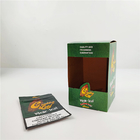 पत्ता पैकेजिंग के लिए कम Moq अनुकूलित मुद्रित फ्रंटो सिगार Grabba पत्ता क्राफ्ट पेपर बॉक्स