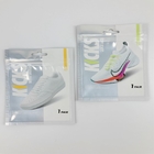 पुन: प्रयोज्य प्लास्टिक मिनी जिपर पाउच जूता पैड पैकेजिंग बैग जूते के फीते के लिए तीन साइड सील बैग