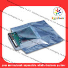 जिपर पारदर्शी एंटी स्टेटिक बैग प्लास्टिक पीईटी / VMPET Gravure ट्रैप मुद्रित
