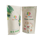 खाद खाद्य क्राफ्ट पेपर बैग कस्टम प्रिंटिंग 100% बायोडिग्रेडेबल फल पैकेजिंग बैग