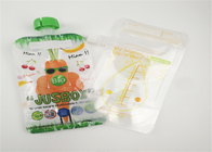 जूस दही निचोड़ने के लिए डिजिटल प्रिंटिंग प्लास्टिक टोंटी पाउच बेबी फूड पैकेजिंग बैग