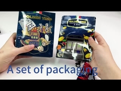 कस्टम मुद्रित 3.5g 7g मायलर ज़िपर बैग