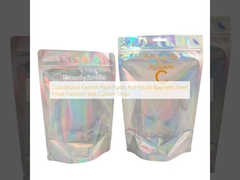अनुकूलित फैशन पैक प्लास्टिक पन्नी थैली बैग गंध सबूत समारोह और कस्टम लोगो के साथ