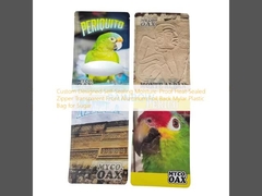 कस्टम डिजाइन स्व-सीलिंग आर्द्रता-प्रूफ हीट-सील ज़िपर पारदर्शी फ्रंट एल्यूमीनियम पन्नी वापस चीनी के लिए Mylar प्लास्टिक बैग