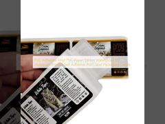 पीवीसी चिपकने वाला विनाइल पीवीसी पेपर स्टिकर वाटरप्रूफ यूवी होलोग्राम मुद्रित स्व-चिपकने वाला रोल लेबल पैकेजिंग लेबल