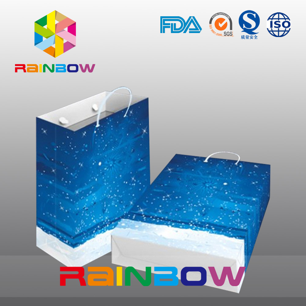 खरीदारी के लिए हैंडल के साथ ड्रीमलाइज़ डिज़ाइन अनुकूलित पेपर बैग