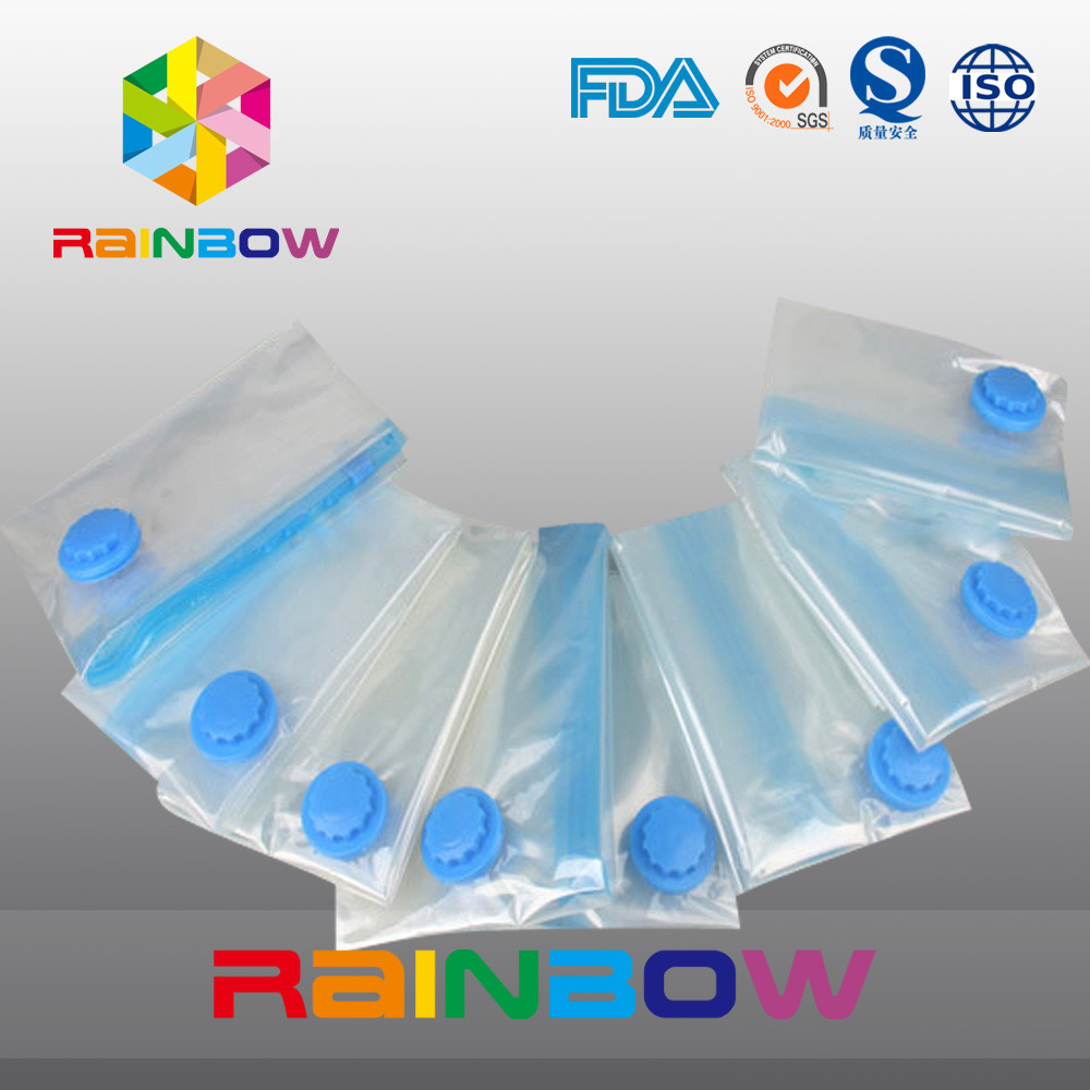 वैक्यूम एयर सील भंडारण बैग / रजाई, बिस्तर और कपड़े के लिए अंतरिक्ष सेवर बैग