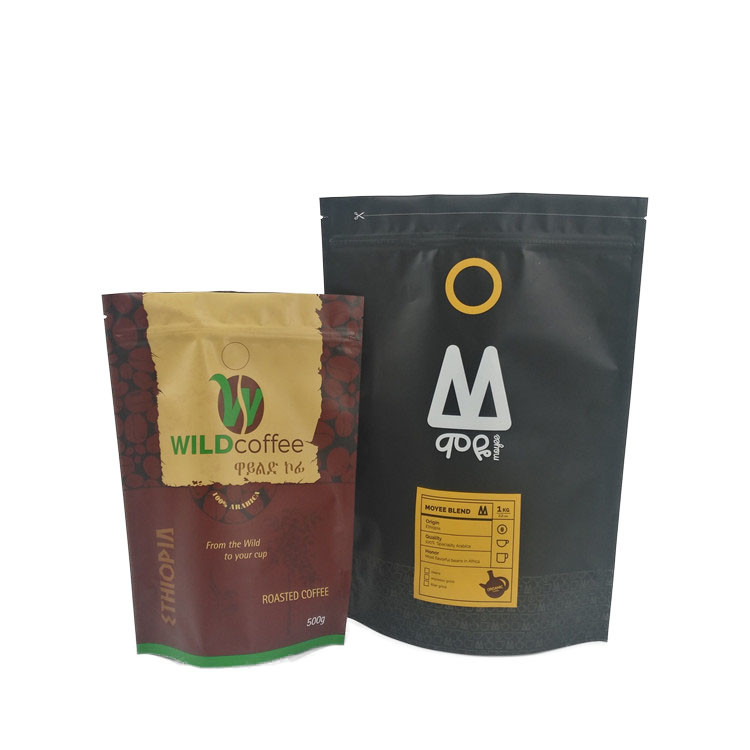 Mylar पेपर स्टैंड अप पाउच जिपर ग्रेव्योर प्रिंटिंग प्लास्टिक पैकेज बैग लोगो के साथ