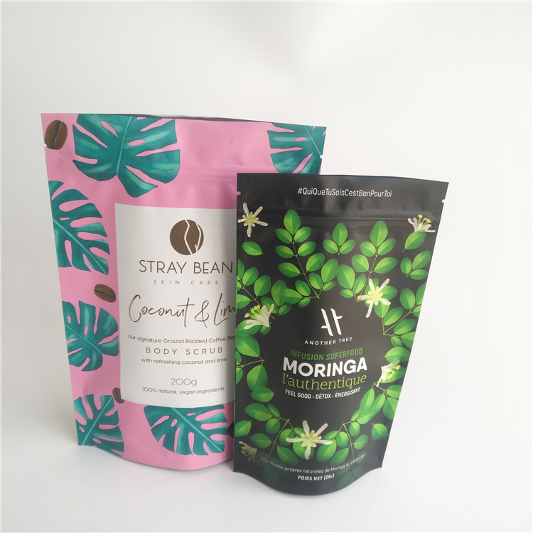 कॉफी सीबीडी माइलर बैग 3.5 जी प्लास्टिक पीई 50 - 200 माइक्रोन मोटाई खड़े हो जाओ: