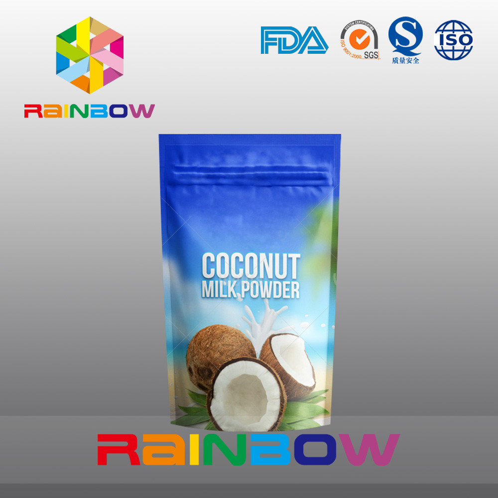 कोलेजन पाउडर / शुद्ध बकरी का दूध पाउडर जिपर के साथ एल्यूमीनियम पन्नी थैली पैकेजिंग