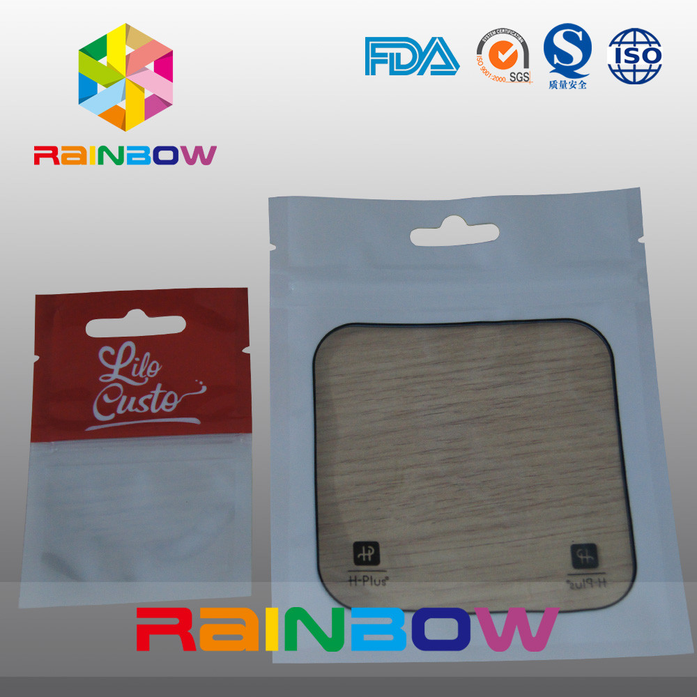 माल के लिए पारदर्शी खिड़की के साथ Mylar ज़िपलॉक बैग प्लास्टिक पाउच पैकेजिंग