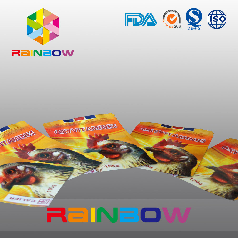 जिपर / रे - सील करने योग्य पशु खाद्य बैग के साथ ग्रेव्यू प्रिंटिंग पेट फूड पाउच