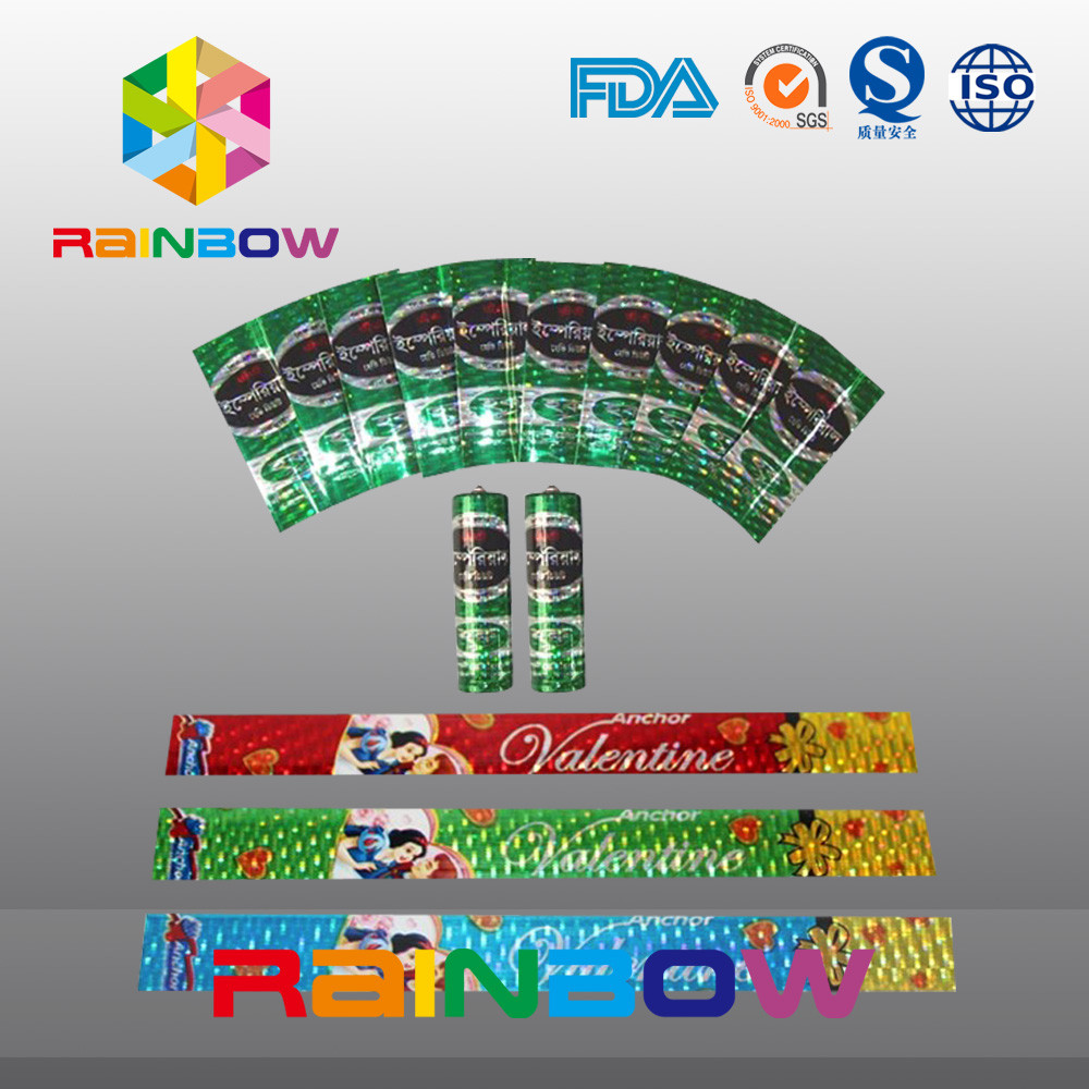 एफडीए प्रमाणित हटना लपेटें आस्तीन के लिए बैटरी, बोतल के लिए लेबल हटना