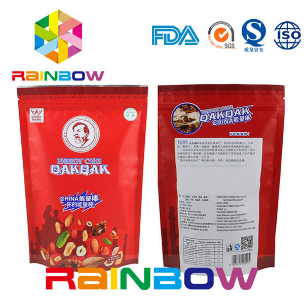 कॉफी बीन के लिए 400 ग्राम साइड गस्सेट मैट सिल्वर एल्युमिनियम फॉयल बैग सांबी क्लासिक