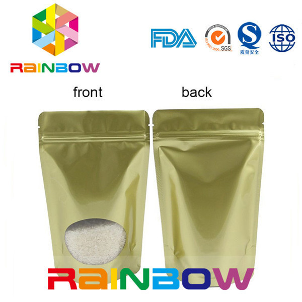 नारियल चिप्स / पालतू भोजन / नाश्ता / बिस्किट के लिए जिपर बैग के लिए खाद्य ग्रेड स्टैंड अप