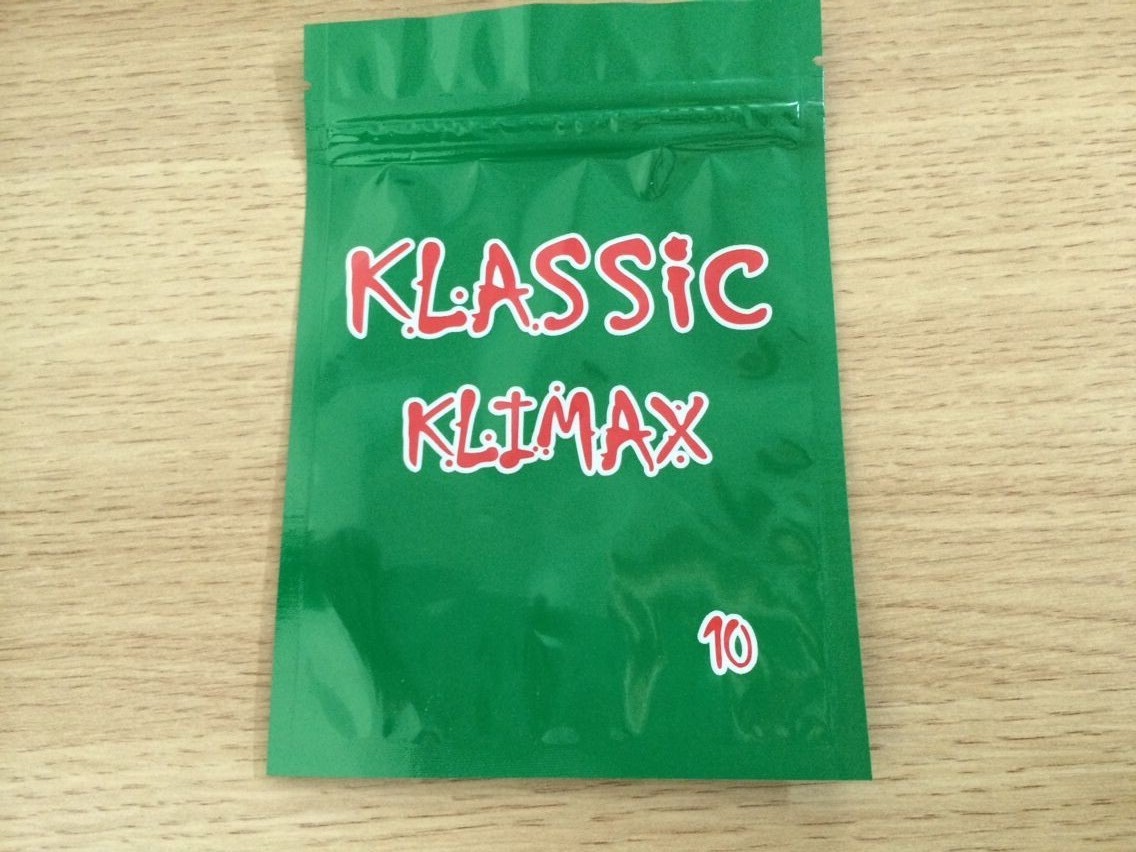 पुनर्नवीनीकरण Luminated एल्यूमीनियम पन्नी पैकेजिंग हर्बल - धूप Mylar Ziplock बैग