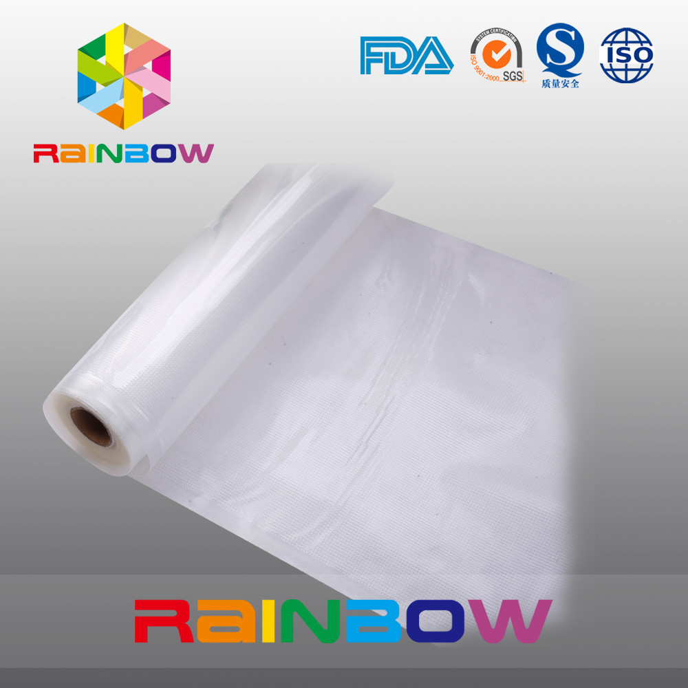 कस्टम पारदर्शी बनावट खाद्य वैक्यूम सील बैग वैक्यूम भंडारण बैग