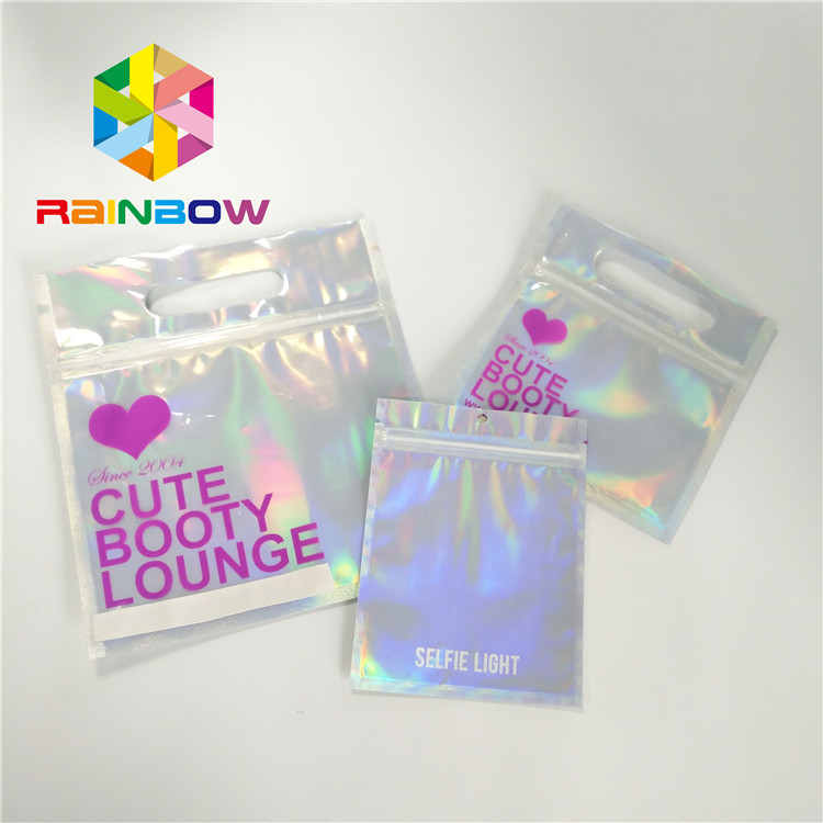 पनरोक प्लास्टिक बिकनी पैकेजिंग बैग सॉफ्ट टच स्विमवीयर रीसायकल ज़िप लॉक बैग