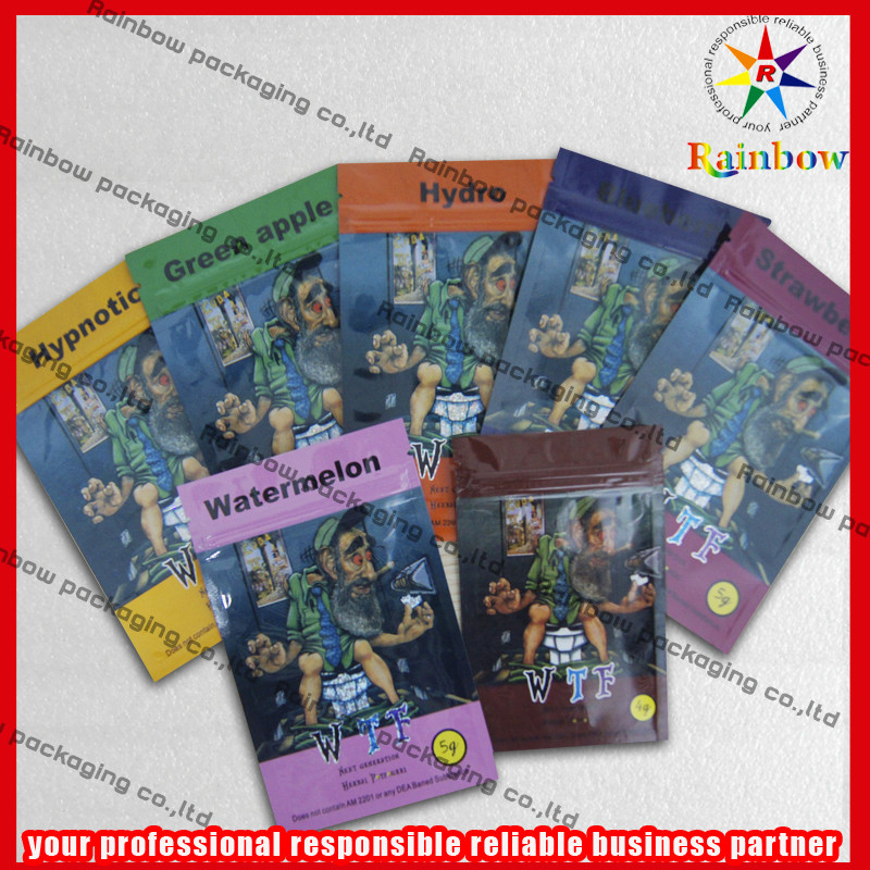 विविड प्रिंटिंग हर्बल धूप के पाउच Her एल्यूमीनियम पन्नी बैग