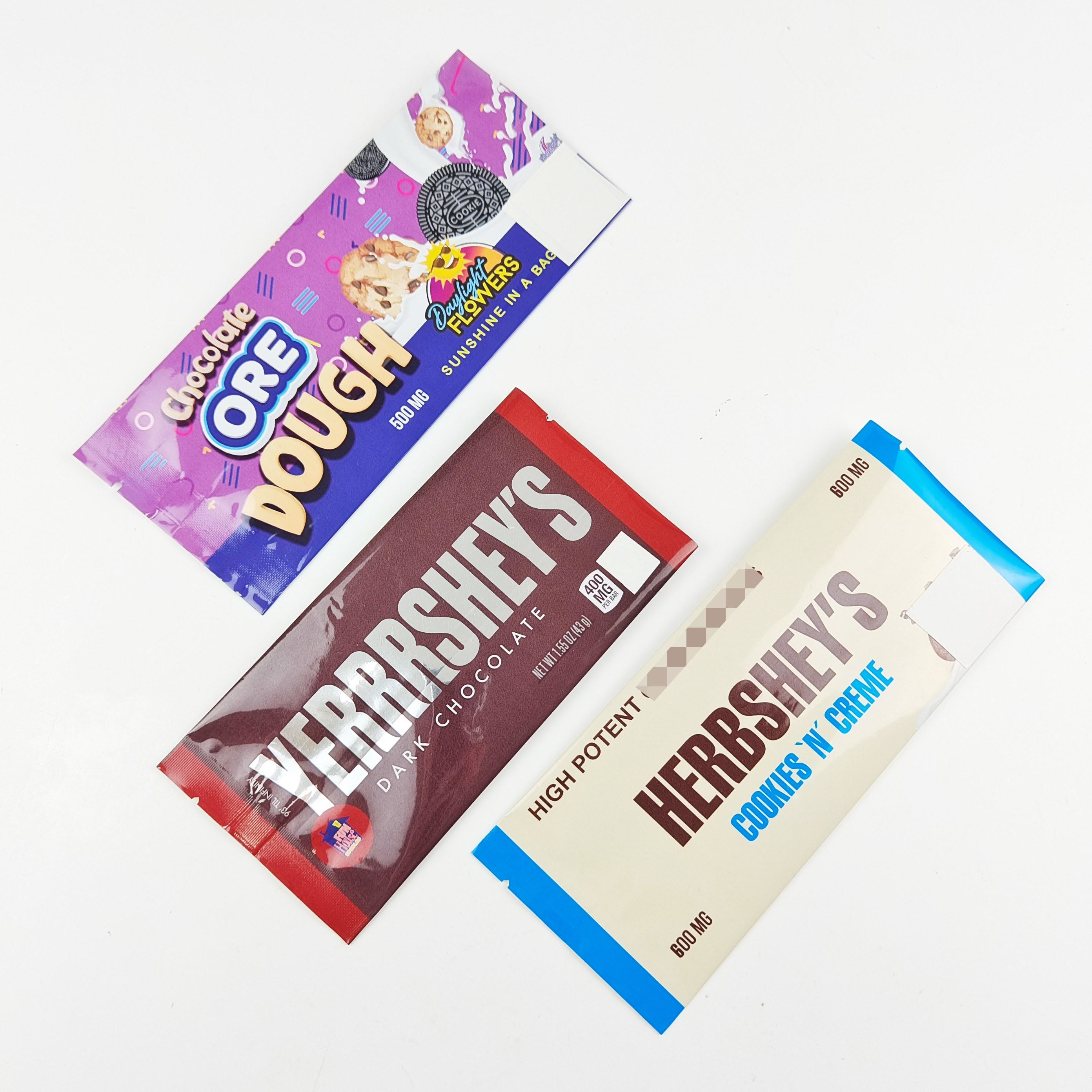 500mg चॉकलेट पैकेजिंग बैग नमी सबूत खाद्य एल्यूमीनियम पन्नी पैकेज बैग