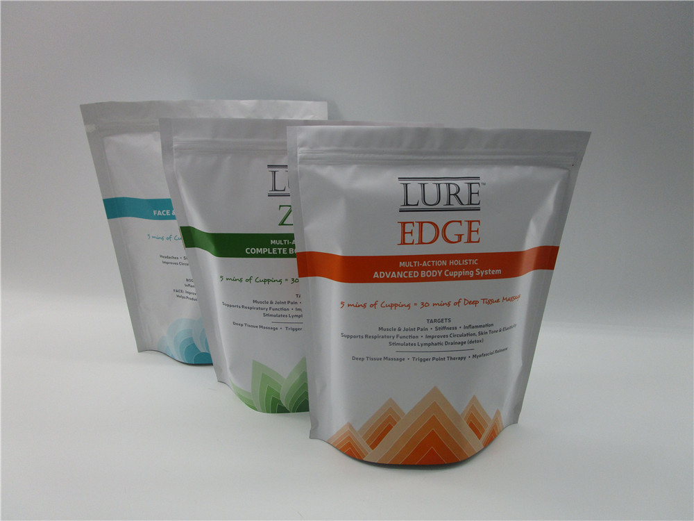 जिपलॉक के साथ मैट मॉइस्चर प्रूफ 1kg बॉटम गस्सेट बैग्स को खड़ा करें