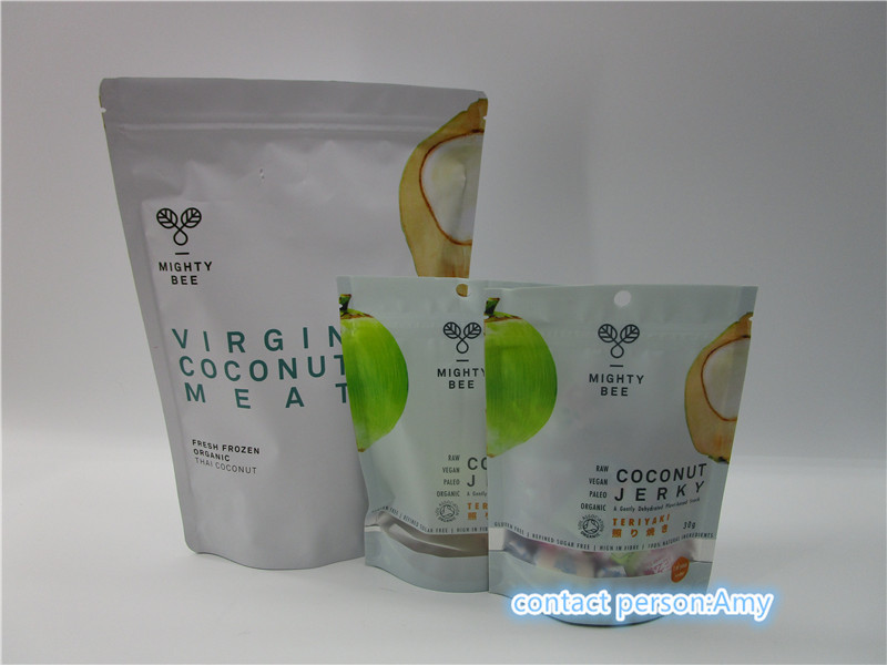 अनुकूलित खाद्य ग्रेड कैंडी प्लास्टिक पैकेजिंग बैग 30g 43g जिपर शीर्ष सील