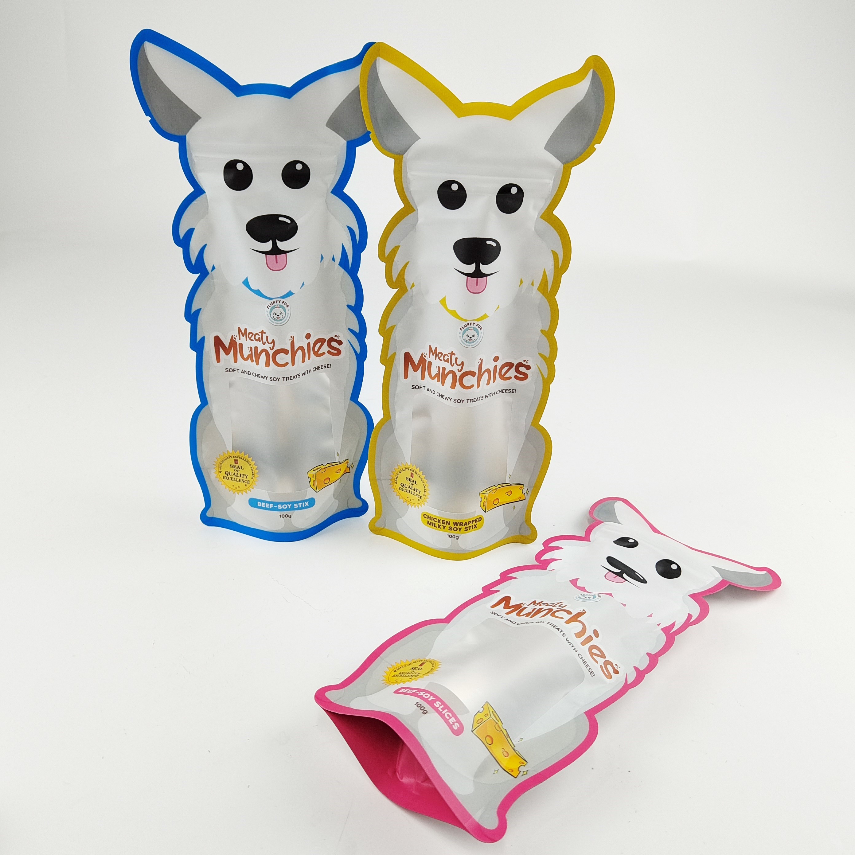 डाई कट छोटे रीसीलेबल स्मेल प्रूफ बैग 3.5 ग्राम कुकी माइलर फूड बैग