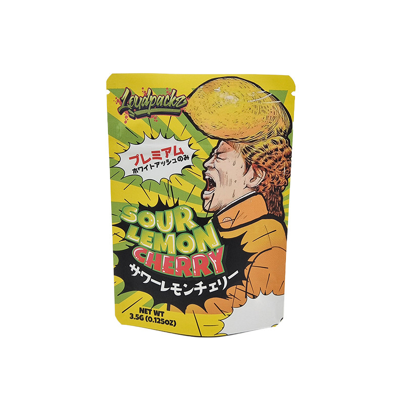 स्टैंड अप स्नैक फूड प्लास्टिक बैग जिपर माइलर पाउच पैकेजिंग कैंडी कुकी