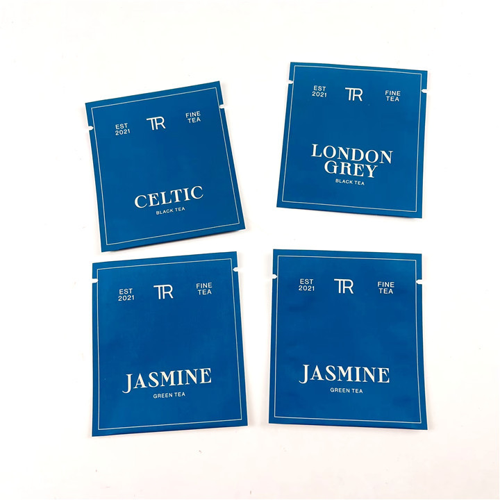 ब्लैक ग्रीन टी हीट सील पाउच के लिए 500Ppcs पैकेजिंग प्रिंटिंग Mylar बैग