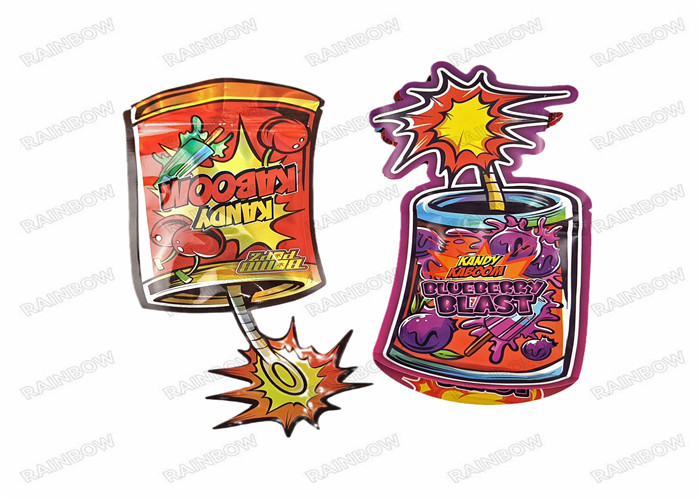 कस्टम लोगो डाई कट जिपलॉक बैग छोटे 3.5 ग्राम खाद्य ग्रेड पैकेजिंग गंध प्रूफ जिपर