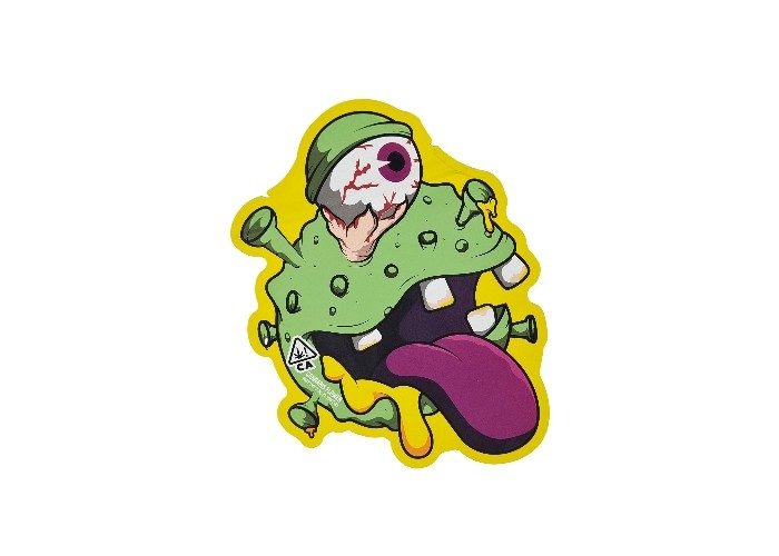 सॉफ्ट टच स्मेल प्रूफ़ 3.5 ग्राम डाई कट माइलर बैग होलोग्राम खाद्य पैकेजिंग