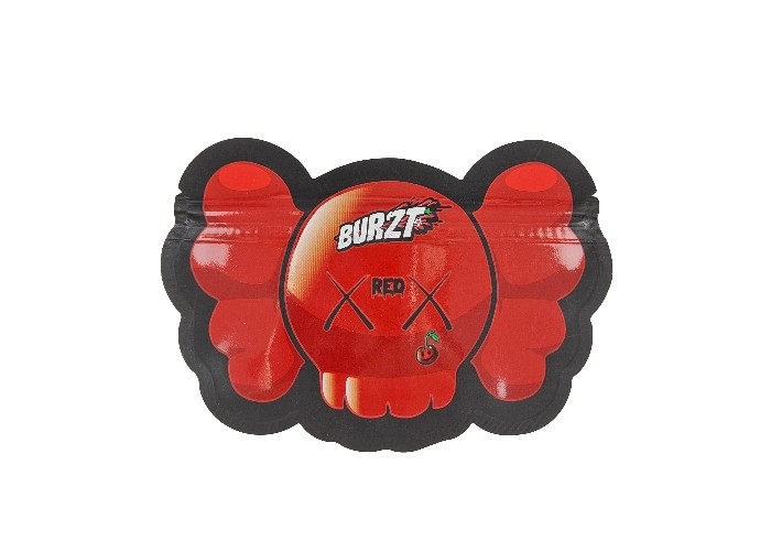 कस्टम लोगो मुद्रित प्लास्टिक गंध रोधी पाउच 0.125oz 1oz ज़िपलॉक खाद्य माइलर बैग