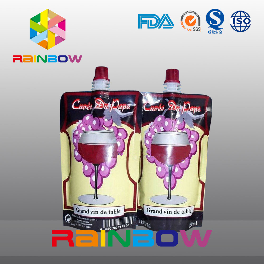 टोंटी ट्यूब और चम्मच के साथ पुन: प्रयोज्य बेबी फूड बैग / बेबी फूड पाउच पैकेजिंग