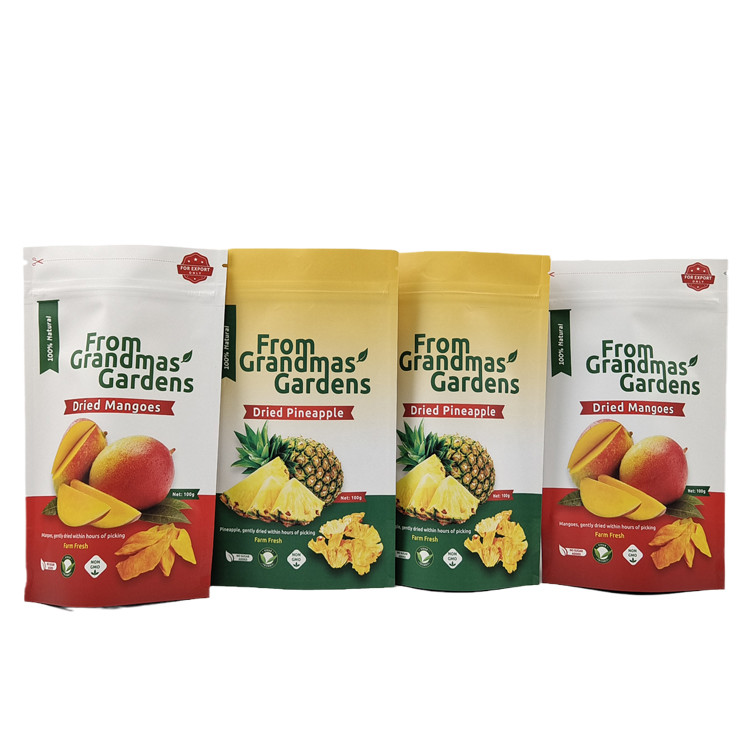 अनुकूलित लोगो क्राफ्ट पेपर स्टैंड अप बैग खाद्य ग्रेड बायोडिग्रेडेबल गंध सबूत बैग लोगो के साथ