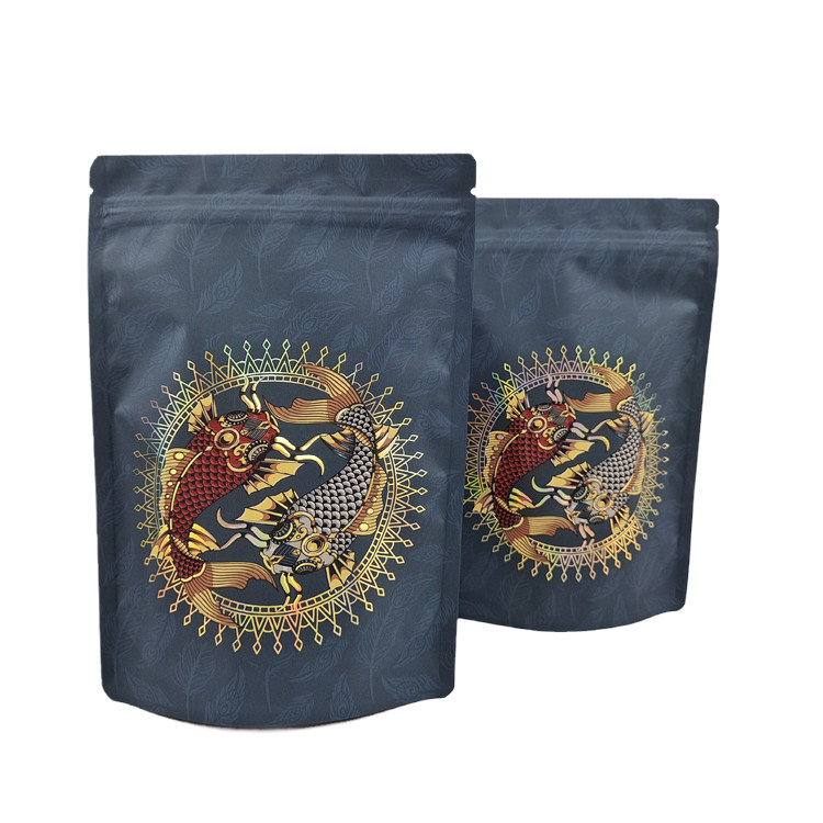 लेमिनेटेड सामग्री स्टैंड अप फूड प्लास्टिक बैग के साथ अपना लोगो डिजिटल प्रिंट गमी कैंडी पैकेजिंग