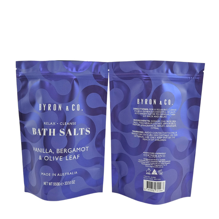 भोजन के लिए मायलर बैग क्राफ्ट पेपर ज़िपलॉक स्टैंड अप पॉच