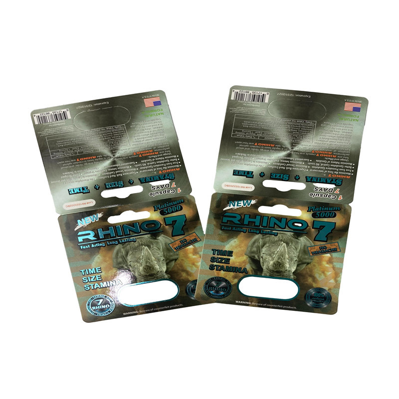 गमी बियर पैकेजिंग पुरुष सेक्स बढ़ाने वाली गोलियां ब्लिस्टर पेपर कार्ड पैकेजिंग