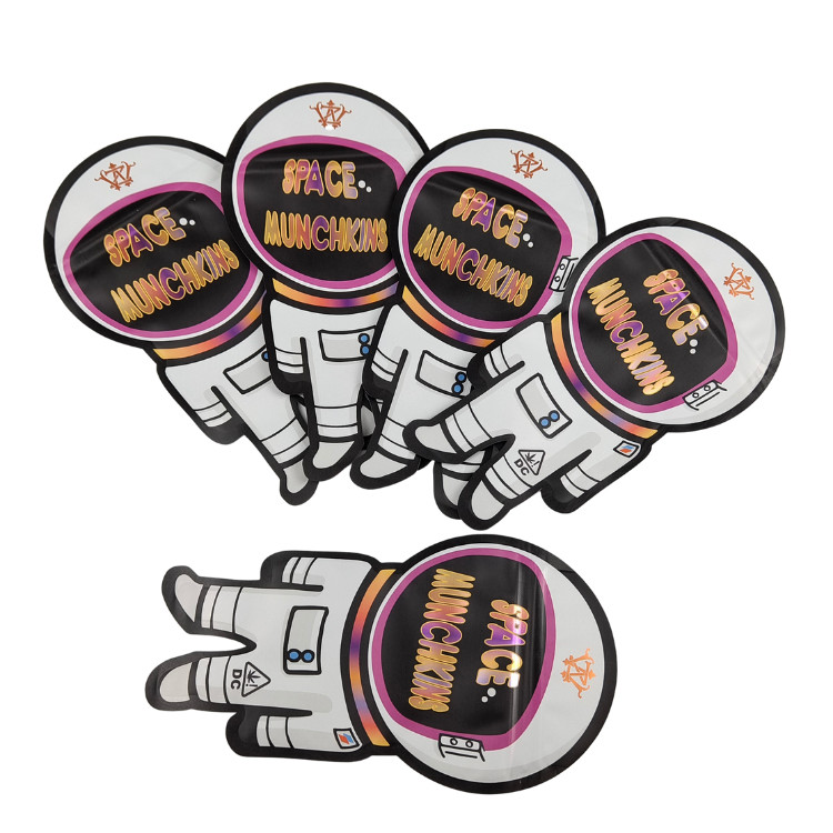 कस्टम मुद्रित 3.5g 7g 14g स्टैंड अप पॉच गममी खाद्य पैकेजिंग मायलर एल्यूमीनियम पन्नी प्रतिरोधी बालप्रूफ ज़िप लॉक बैग