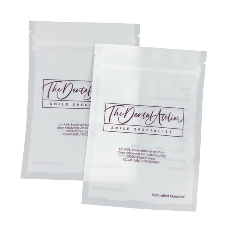 सीलिंग हैंडल के लिए हीट सील के साथ अनुकूलित मोटाई प्लास्टिक थैला संलग्नक