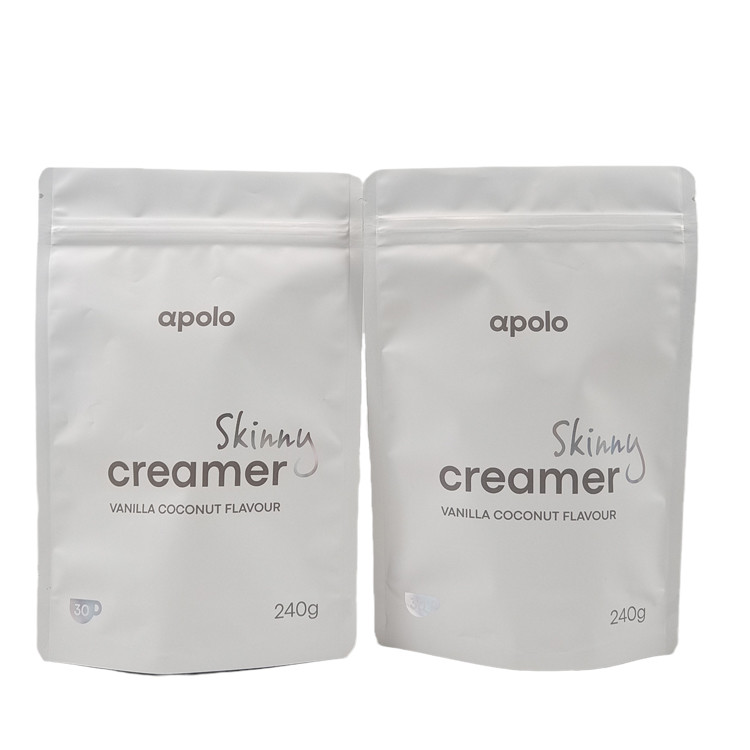 अनुकूलित प्लास्टिक नमी प्रूफ स्टैंड अप मायलर बैग चाय कॉफी पैकेजिंग बैग होलोग्राफिक प्रभाव के साथ