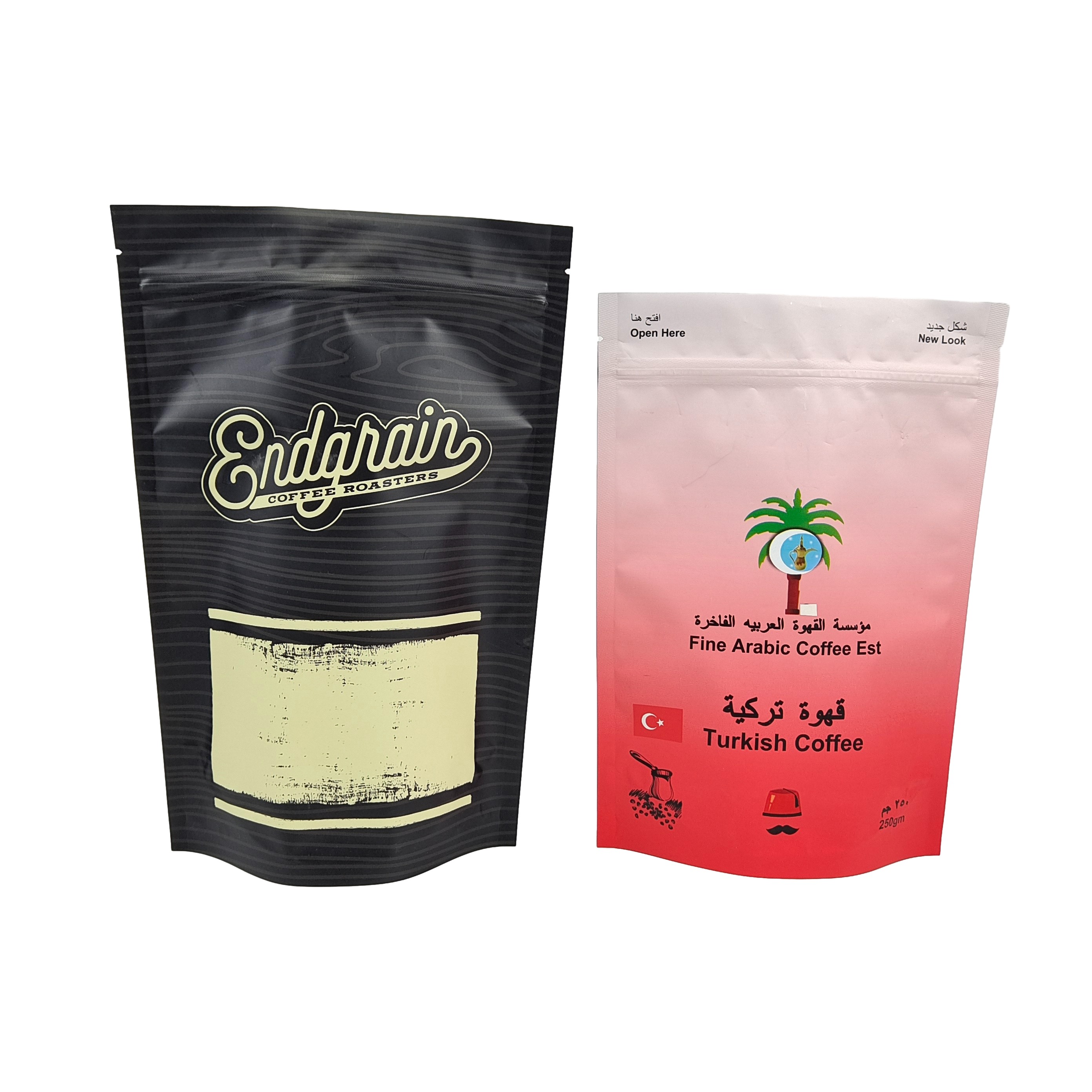 एल्यूमीनियम पन्नी ज़िप लॉक Doypack अनुकूलित डिजाइन सील बैग कॉफी खाद्य पैकेजिंग खड़े बैग