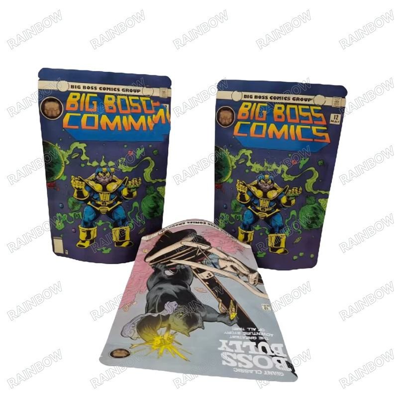 कस्टम रीसेलेबल हीट सील स्टैंड अप पेपर बैग स्नैक कुकीज़ खाद्य पैकेजिंग ज़िपर बैग