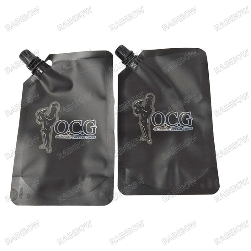 स्टैंड अप बेबी फ़ूड बैग पुनः प्रयोज्य वाटरप्रूफ स्पूट बैग पैकेजिंग