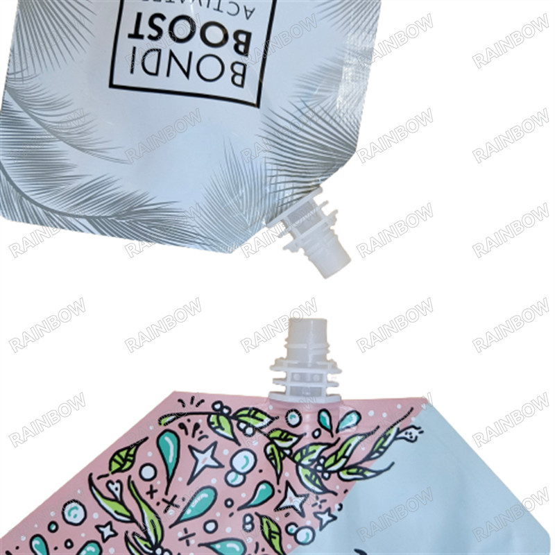 स्टैंड अप स्पॉट पॉच पैकेजिंग एफडीए अनुमोदित 500 मिलीलीटर जैविक किण्वित शहद पेय