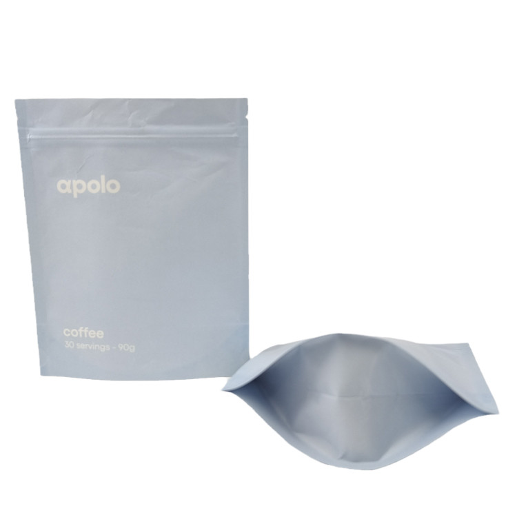 सुविधाजनक सूखी चाय बैग पैकेजिंग एक्सप्रेस शिपिंग के साथ फिर से बंद करने योग्य स्टैंड अप बैग